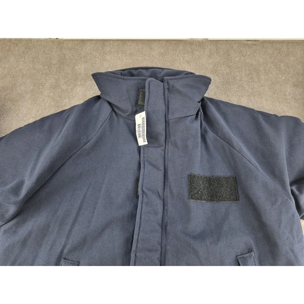 Vtg Valley Apparel US Navy Shipboard Jacket Men Sz Medium Navy FR Cold Weather